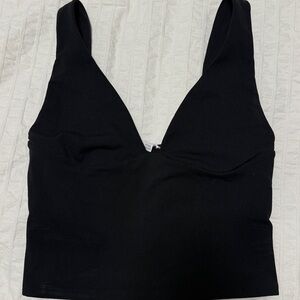 garage black tank top
